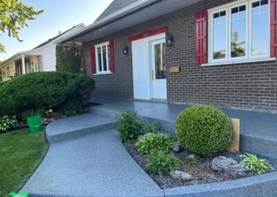 Revêtement de béton extérieur en époxy à Longueuil